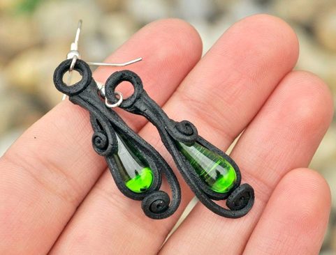 BOUCLES D'OREILLES FORÊT