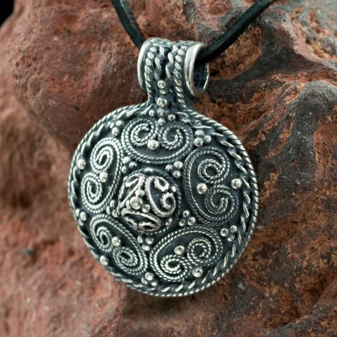 PENDENTIF VIKING, STORA RYK, SUÈDE, ARGENT