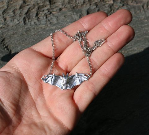 NOCTOR - CHAUVE-SOURIS, COLLIER, ARGENT