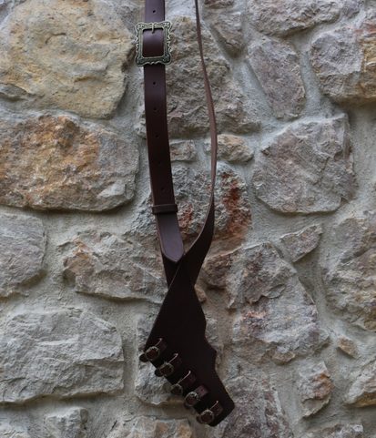 RAPIER SWORD HANGER, LEATHER