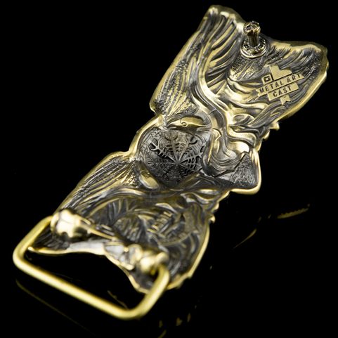 VALKYRIE, BELT BUCKLE, BRASS