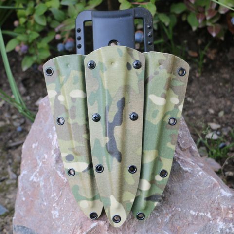 TACTICAL SHEATH MULTICAM FOR 3 TOP DOG KNIVES