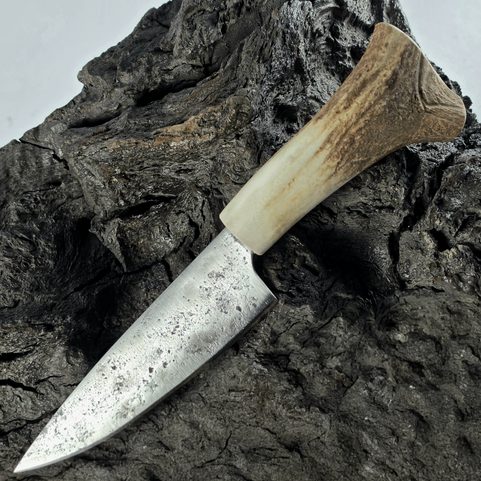 BOREK, COUTEAU FORGÉ AVEC BOIS