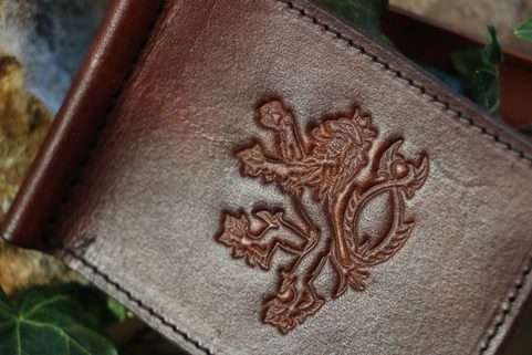 BOHÈME - LION TCHÈQUE, PORTEFEUILLE EN CUIR
