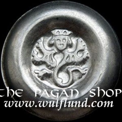 BOHEMIA, WENCESLAS II 1278 - 1305 BRACTEAT, W. LIONS, ALUMINUM COIN REPLICA