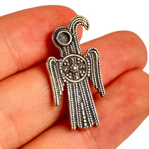 ANGLO SAXON BIRD PENDANT, EARLY MEDIEVAL, BRONZE