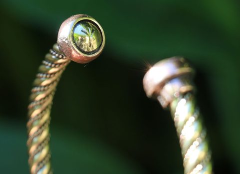 BRACELET WITH RUNES, BRASS
