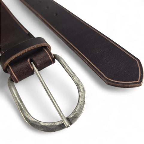 LEATHER BELT, BROWN