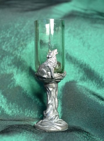 HOWLING WOLF, SCHNAPPS GLASS