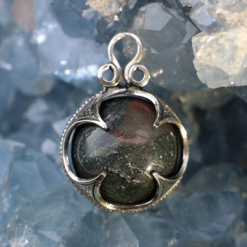 MARBLE, VIKING PENDANT, GOTLAND, SILVER 925/1000