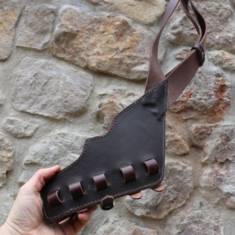 RAPIER SWORD HANGER, LEATHER