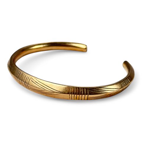 GROOVED BRACELET, BRONZE