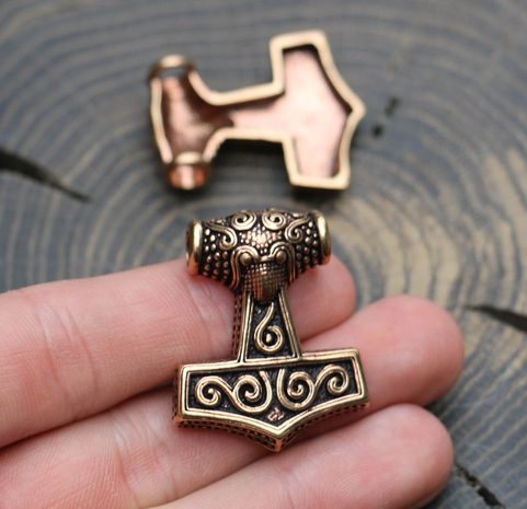 GRIMM, THOR'S HAMMER, PENDANT, BRONZE