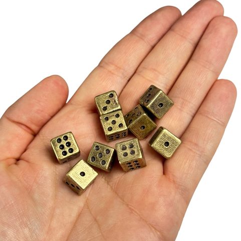 METAL CUBE, OLD BRASS