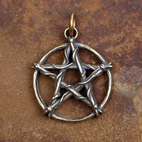 PENTAGRAM PENDANT, BRONZE