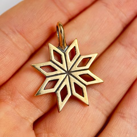 MORNING STAR VENUS, BRONZE PENDANT