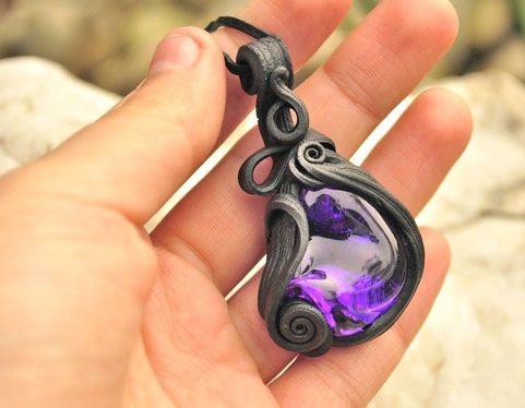 PURPLE DREAM - PENDENTIF FANTAISIE