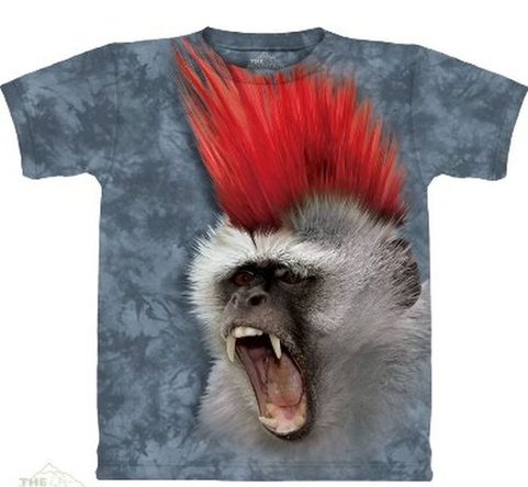 PUNKY MONKEY, THE MOUNTAIN, T-SHIRT
