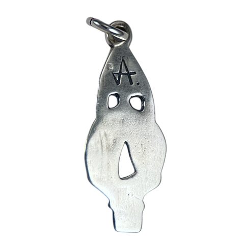 MARTRE, PENDENTIF VIKING DE STYLE BORRE, ARGENT 925/1000