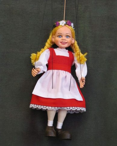 GIRL, MARIONETTE, PUPPET