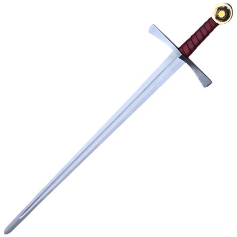 HUBALD, MEDIEVAL ONE-HANDED SWORD, BLUNT