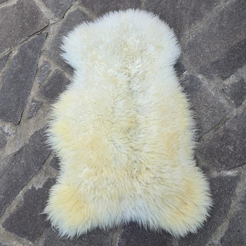 PEAU DE MOUTON, MOUTON SUÉDOIS MELERADE, BLANC