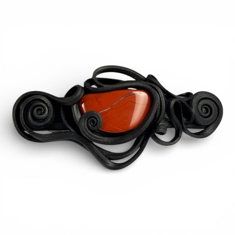 JASPER, ROUGE, BROCHE À CHEVEUX