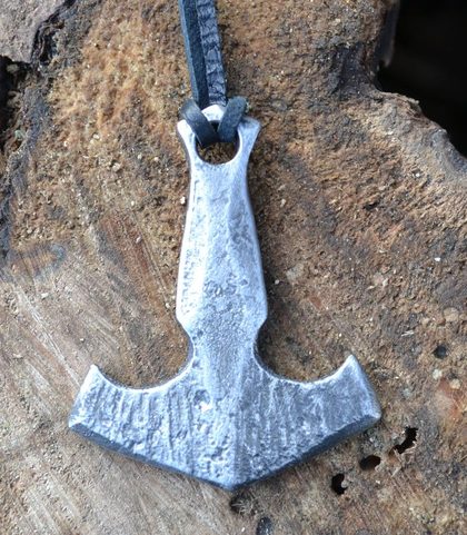 MARTEAU DE THOR - HAGAL, PENDENTIF, FORGÉ