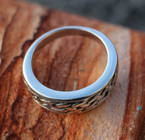 RIONA, BAGUE CELTIQUE, ARGENT