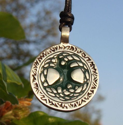 TREE OF LIFE, PEWTER PENDANT