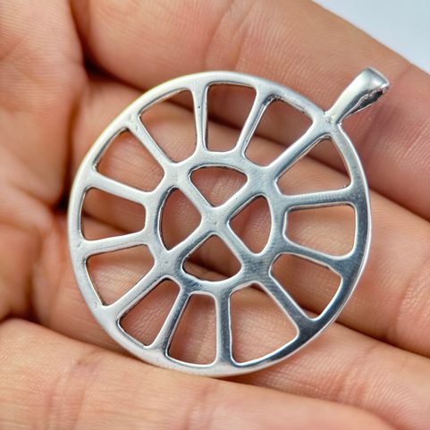 SOLAR WHEEL - TARANIS WHEEL, HALLSTATT, SILVER REPLICA, AG 925