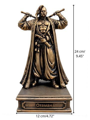 COSSACK ATAMAN STATUETTE 24CM