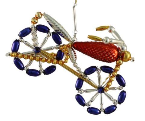 MOTORBIKE - YULE DECORATION FROM BOHEMIA