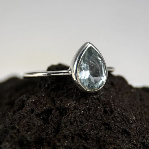 ARCTICA, RING, BLUE TOPAZ, SILVER 925/1000