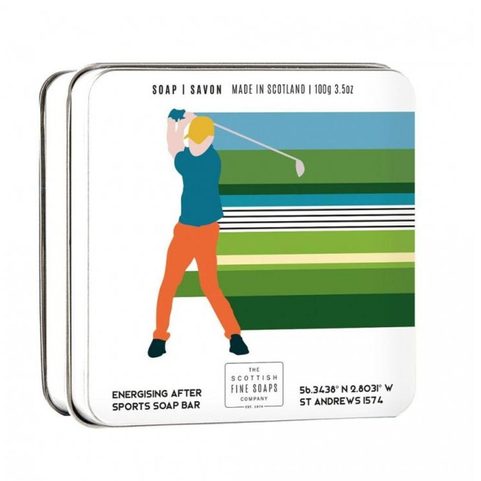 GOLF - SOAP IN A TIN SCOTTISH SOAP
