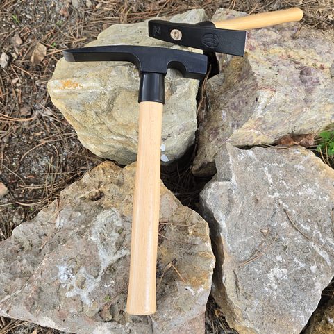 PALEONTOLOGICAL ROCK HAMMER - TRILOBITE