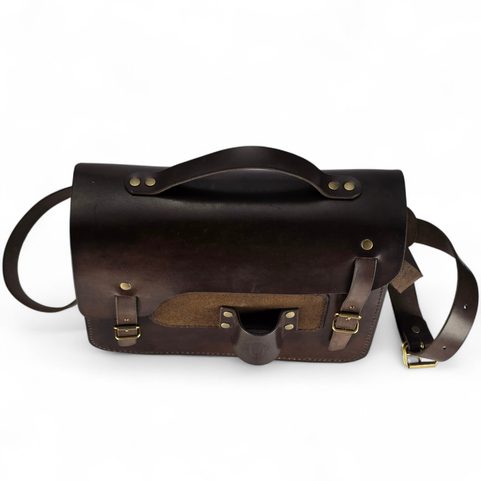 LEATHER ROCK & FOSSIL COLLECTOR BAG FOR PALEONTOLOGY