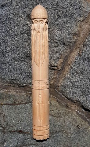 SVETOVID, SLAVIC GOD OF WAR AND FERTILITY, WOOD