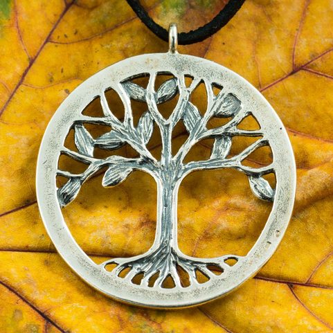 TREE OF LIFE PENDANT - LARGE, STERLING SILVER