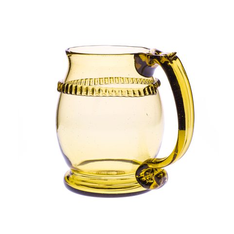 PINT, HISTORICAL GREEN FOREST GLASS