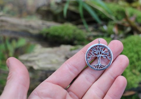 TREE OF LIFE PENDANT, STERLING SILVER