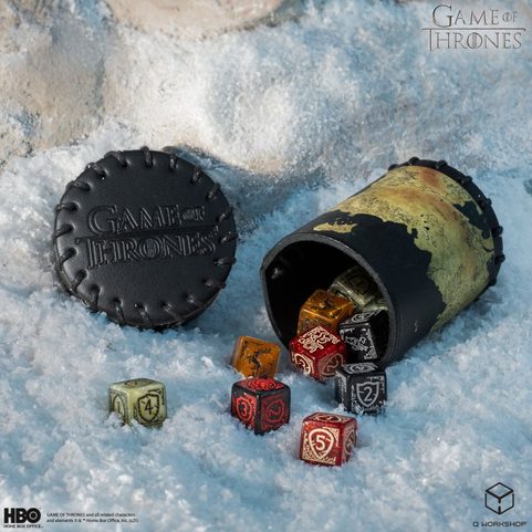 GAME OF THRONES - THE WESTEROS MAP, DICE CUP