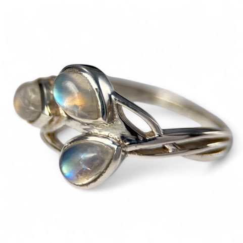 ELVEN, RING, MOONSTONE SILVER 925/1000