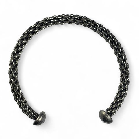 HAND FORGED AND BRAIDED STEEL TORC