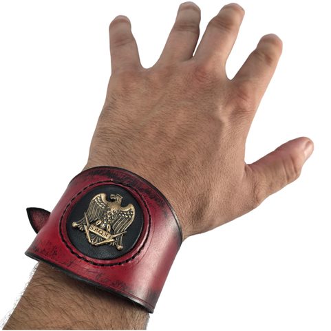PRAETORIAN, ROMAN LEATHER BRACELET