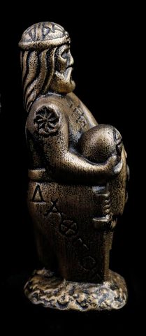 DAŽBOG, SLAVIC GOD OF SUN, FIGURE, LARGE