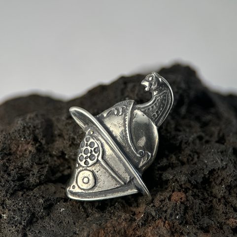 GLADIATOR - THRACIAN HELMET, PENDANT, SILVER