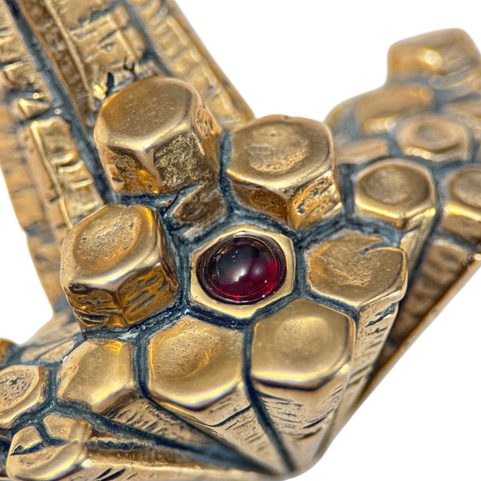 DIMMUBORGIR - THOR HAMMER, BASALT COLUMNS, BRONZE PENDANT