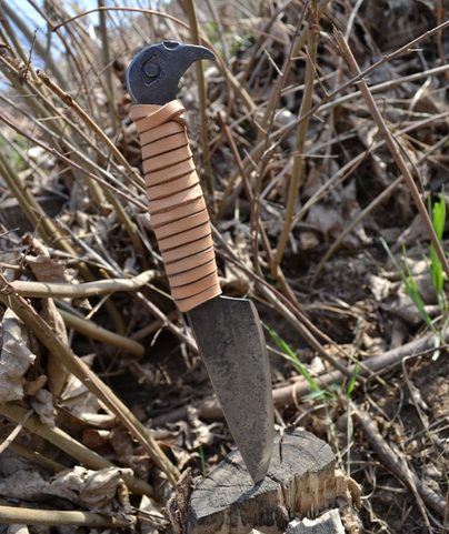 CELTIC KNIFE - RITUAL KNIFE - BIRD'S HEAD