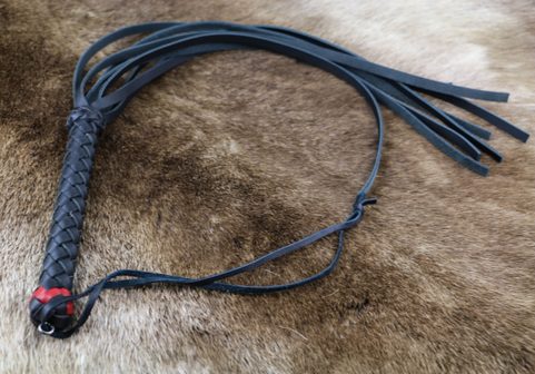 LEATHER QUIRTS, BLACK AND RED